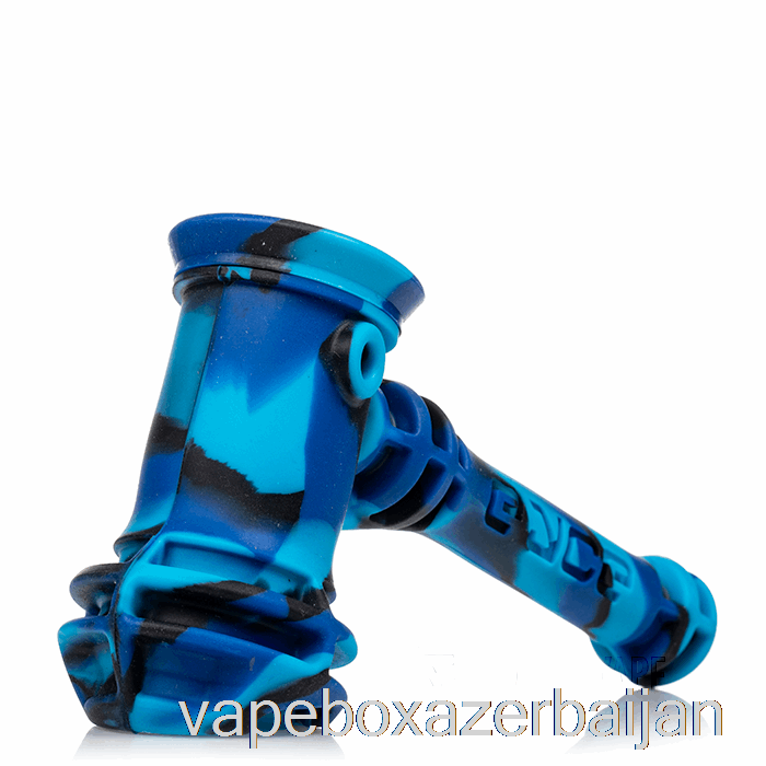 E-Juice Vape Eyce Hammer Silicone Bubbler Winter (Black / Baby Blue / Blue)